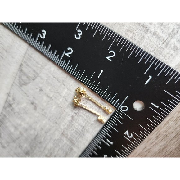 Vintage Avon Sparkling Crystal V-Shaped Necklace And Dangle Earring Set, In Box - Picture 8 of 8